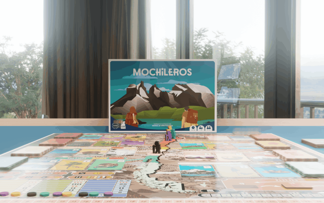 La experiencia de recorrer Chile desde un tablero: “Mochileros”, el juego de mesa que viaja a través de postales naturales e ilustraciones culturales
